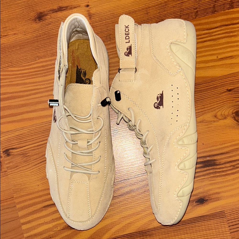 LDECK suede lightweight hiking walking shoes size 41
